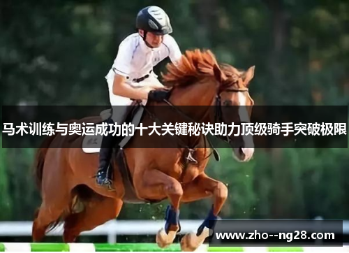 马术训练与奥运成功的十大关键秘诀助力顶级骑手突破极限